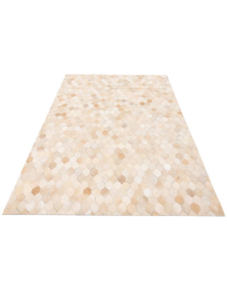 Detail image of 4' x 6' Cowhide Stocks Rug