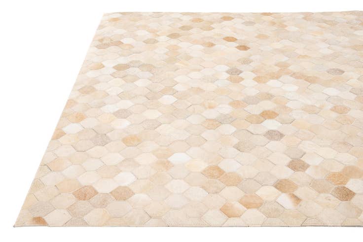 Detail image of 4' x 6' Cowhide Stocks Rug