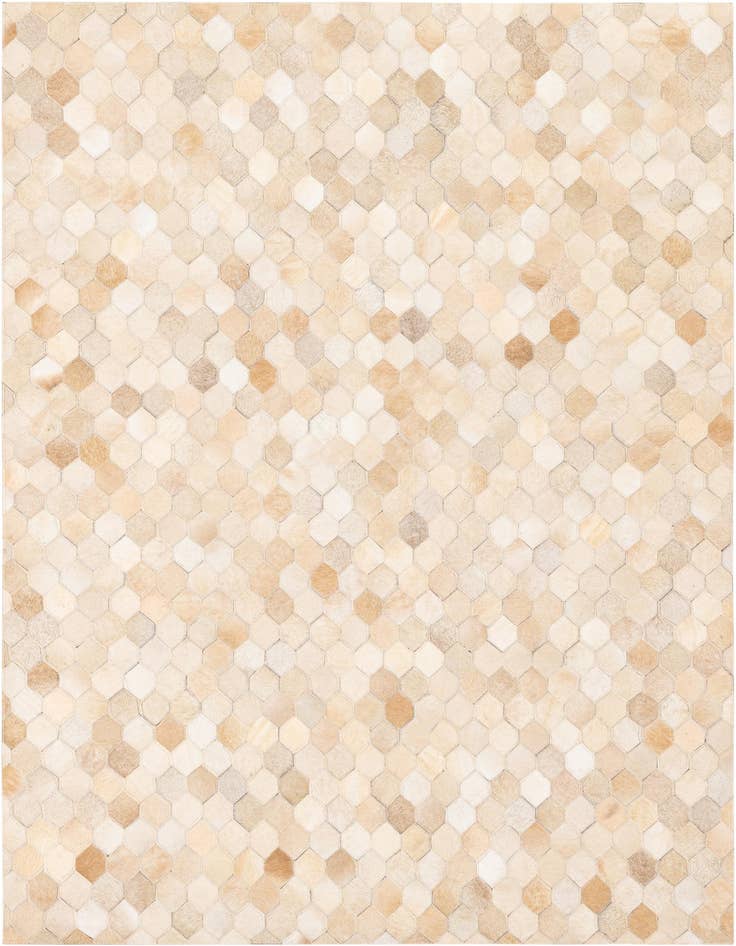Detail image of 4' x 6' Cowhide Stocks Rug