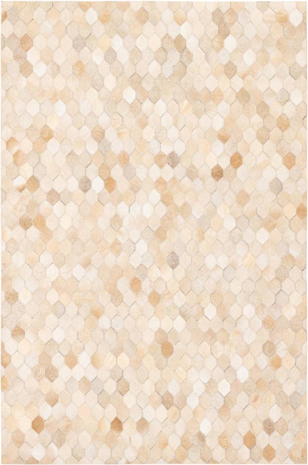 Detail image of 4' x 6' Cowhide Stocks Rug