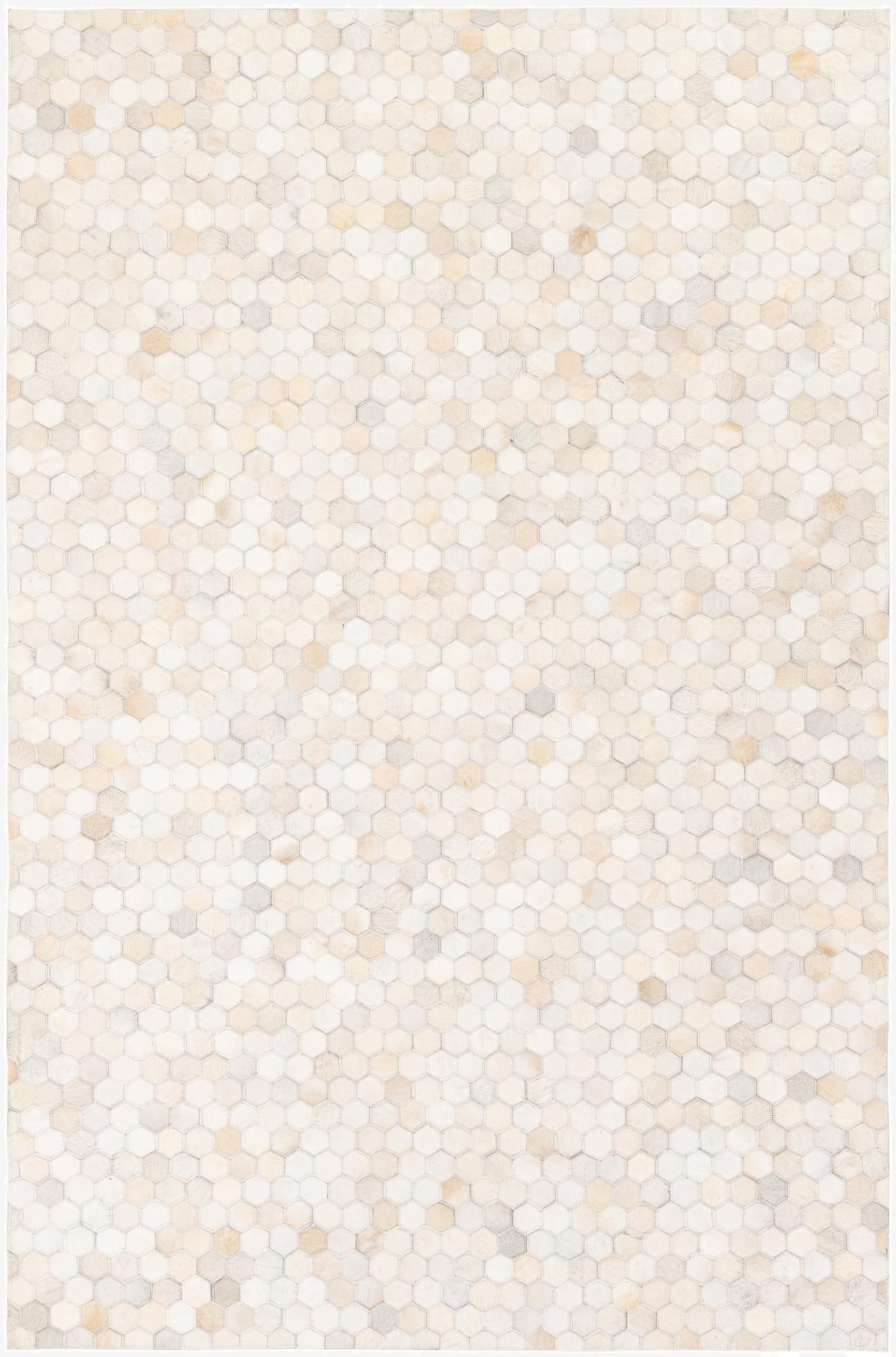 5' x 7' 8 Cowhide Stocks Rug