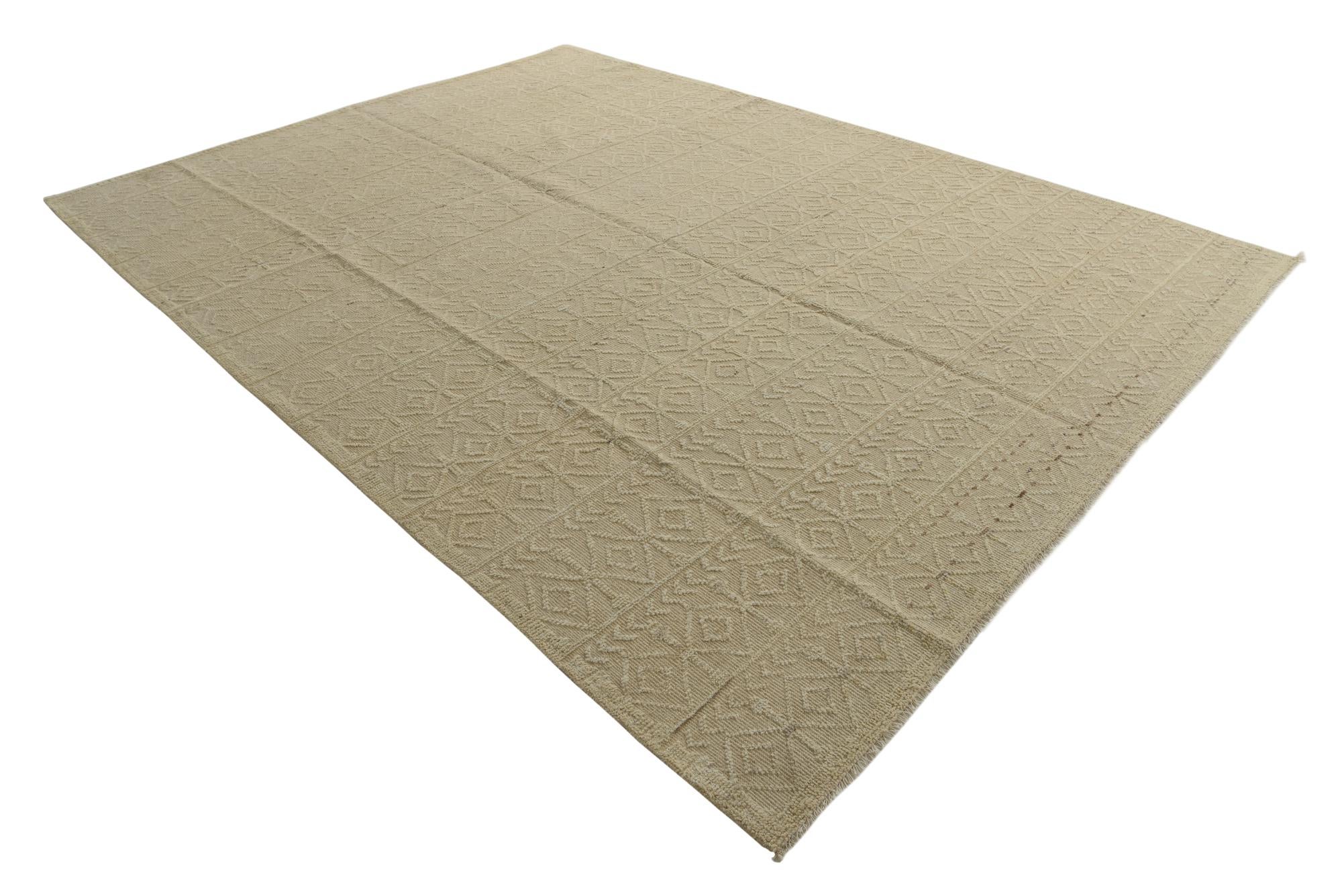 9' 1 x 12' 5 Hand Knotted Darya Wool Rug