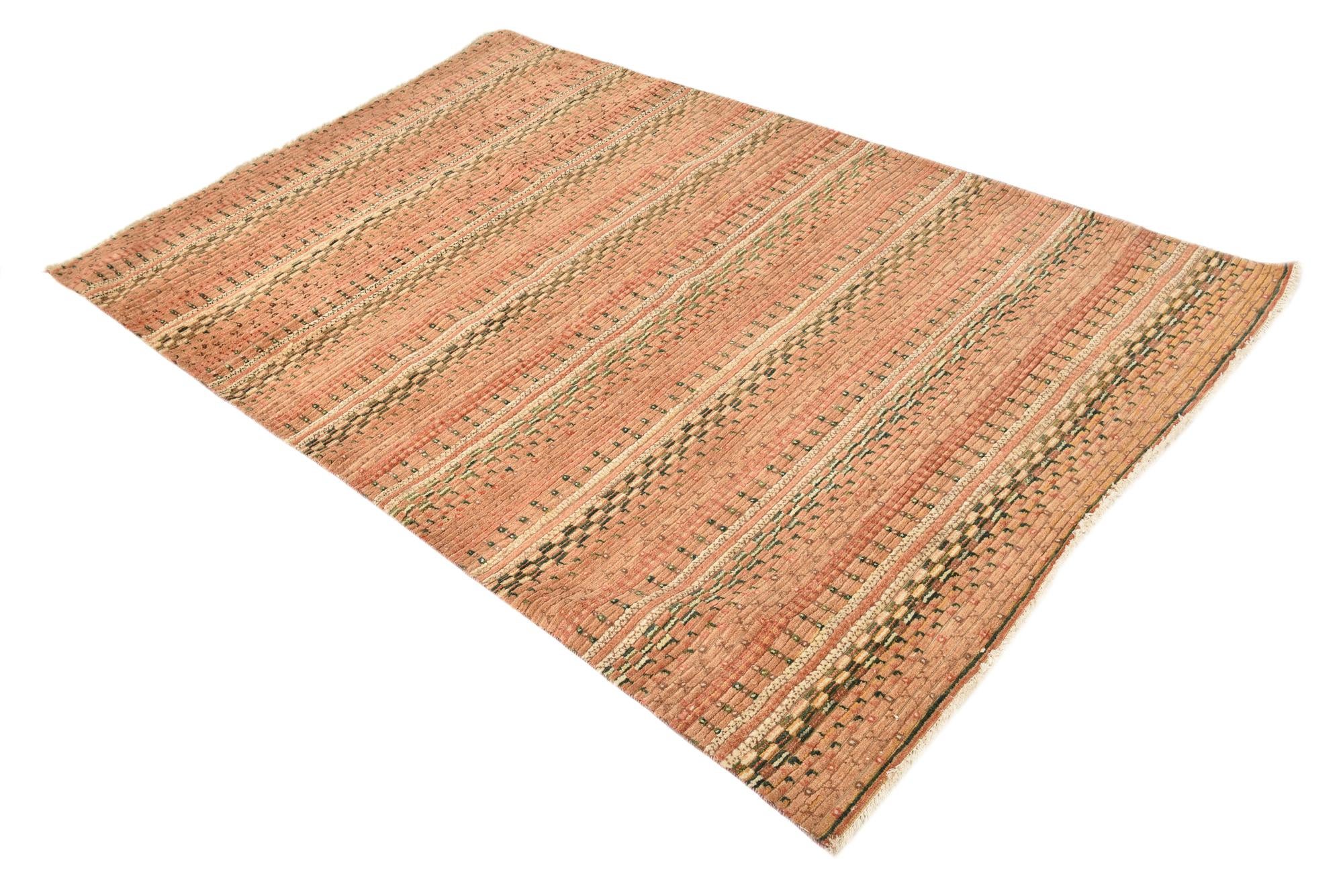 5' x 8' Hand Knotted Darya Wool Rug