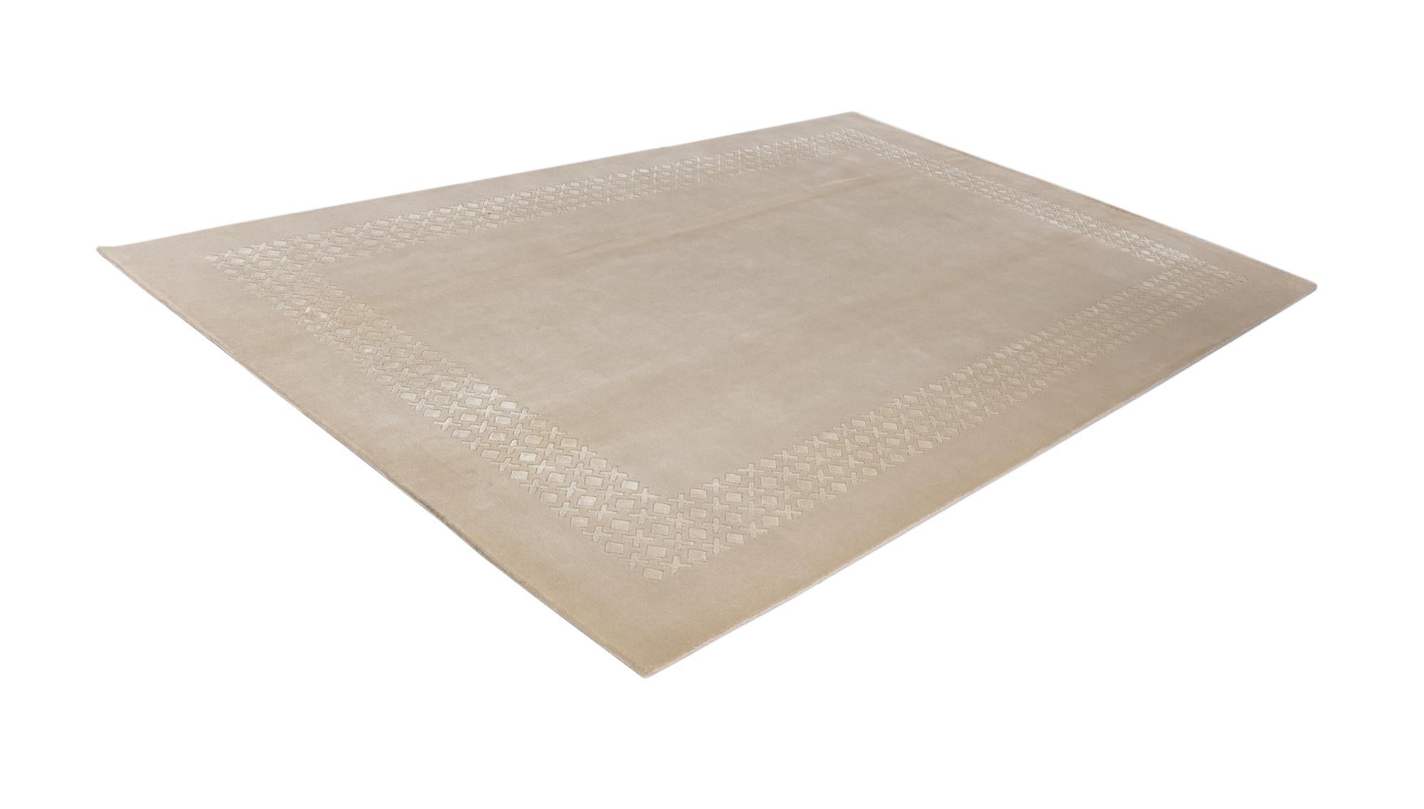 6' 5 x 9' 11 Hand Knotted Darya Wool Rug