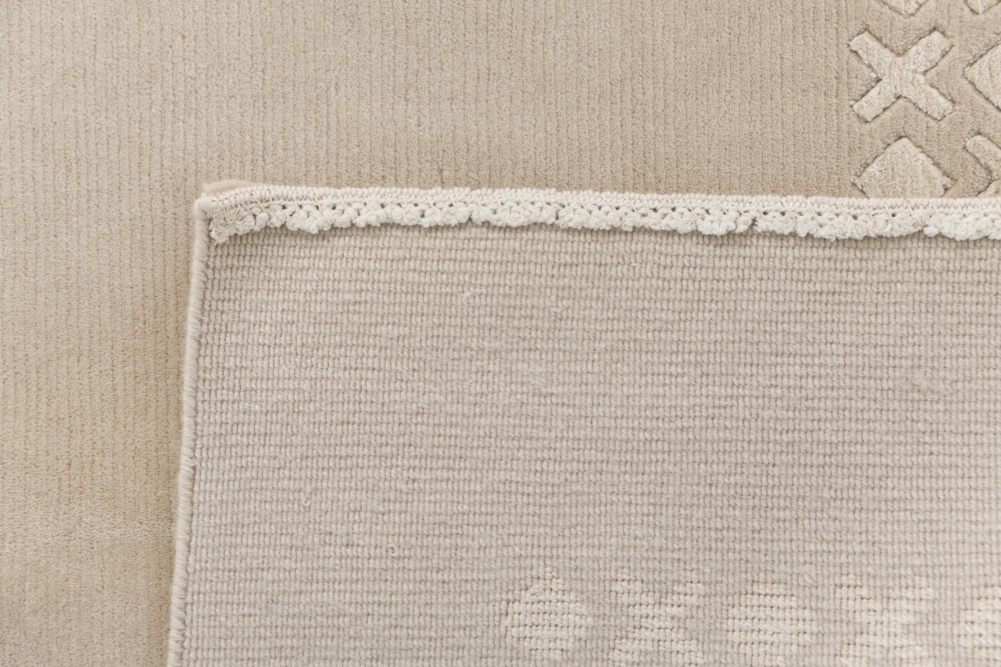 6' 5 x 9' 11 Hand Knotted Darya Wool Rug