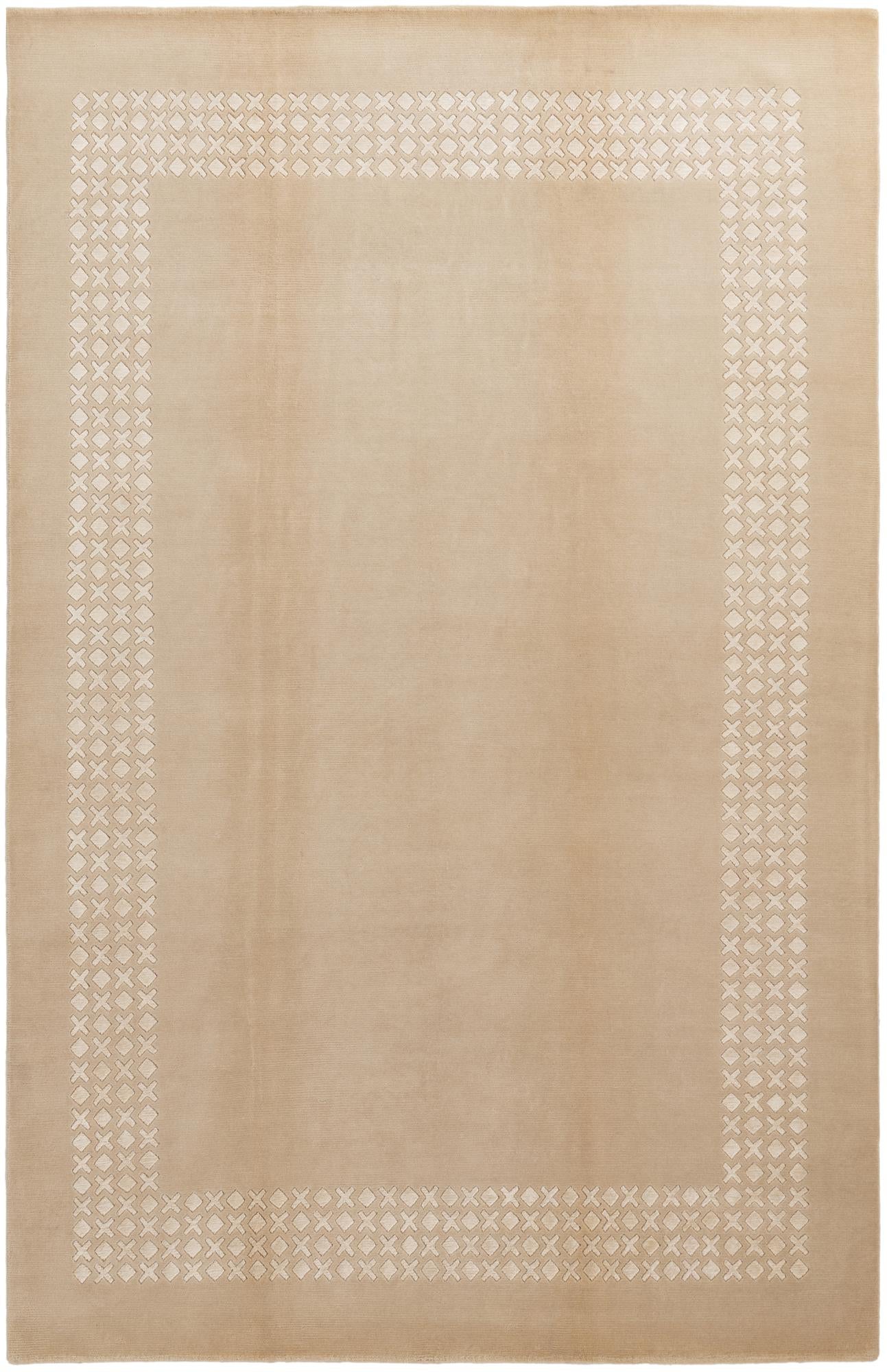 6' 5 x 9' 11 Hand Knotted Darya Wool Rug