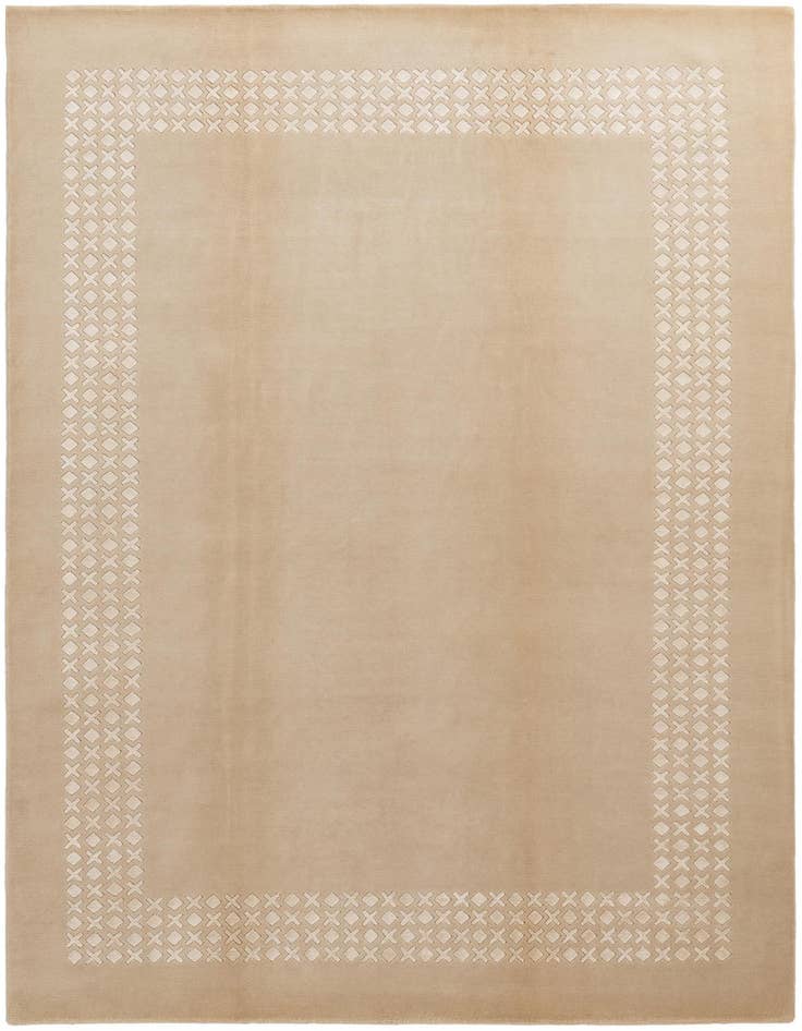 Detail image of 6' 5 x 9' 11 Hand Knotted Darya Wool Rug