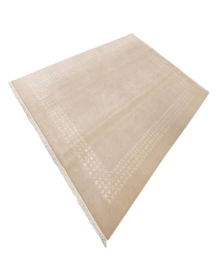 Detail image of 6' 7 x 9' 11  Hand Knotted Darya Wool Rug