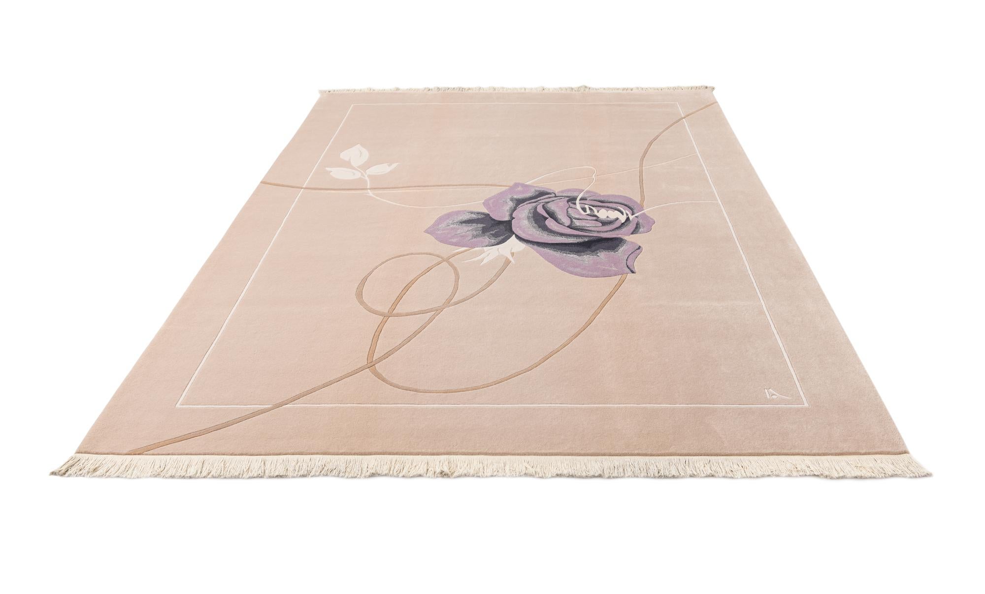 6' 8 x 9' 11 Hand Knotted Darya Wool Rug