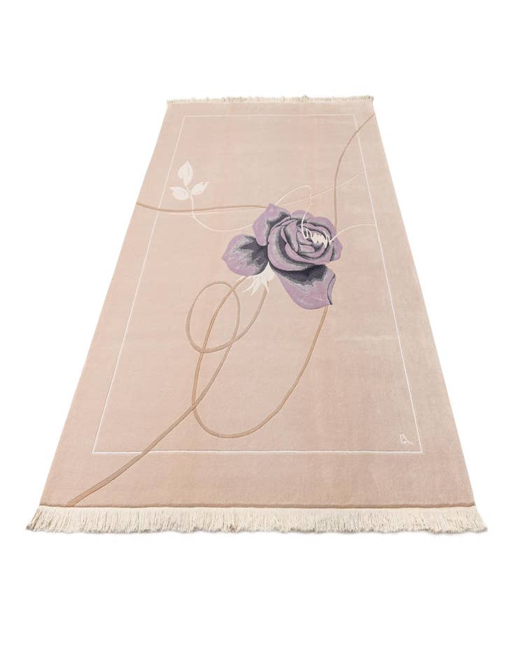 Detail image of 6' 8 x 9' 11  Hand Knotted Darya Wool Rug