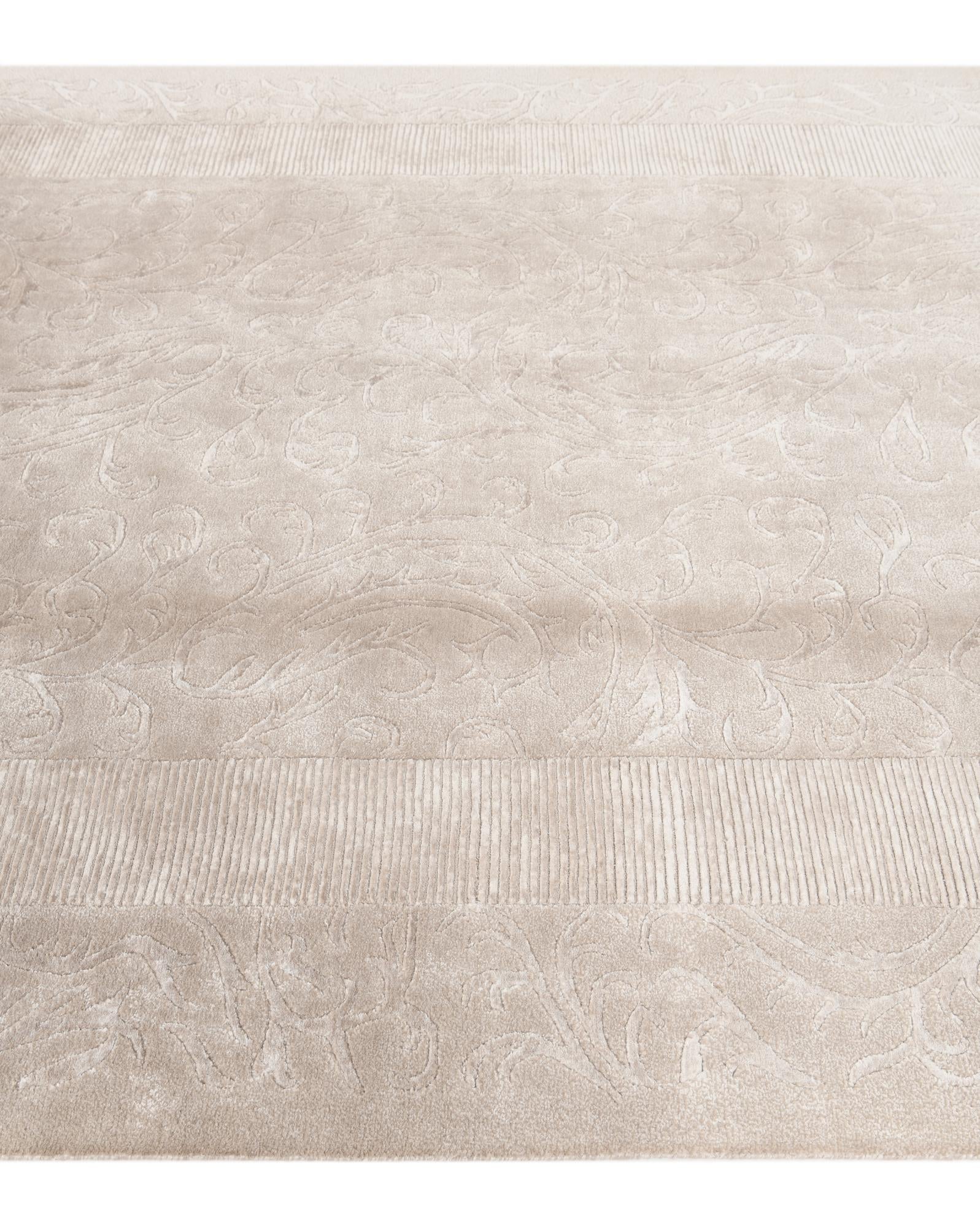 6' 7 x 9' 6 Hand Knotted Darya Wool Rug