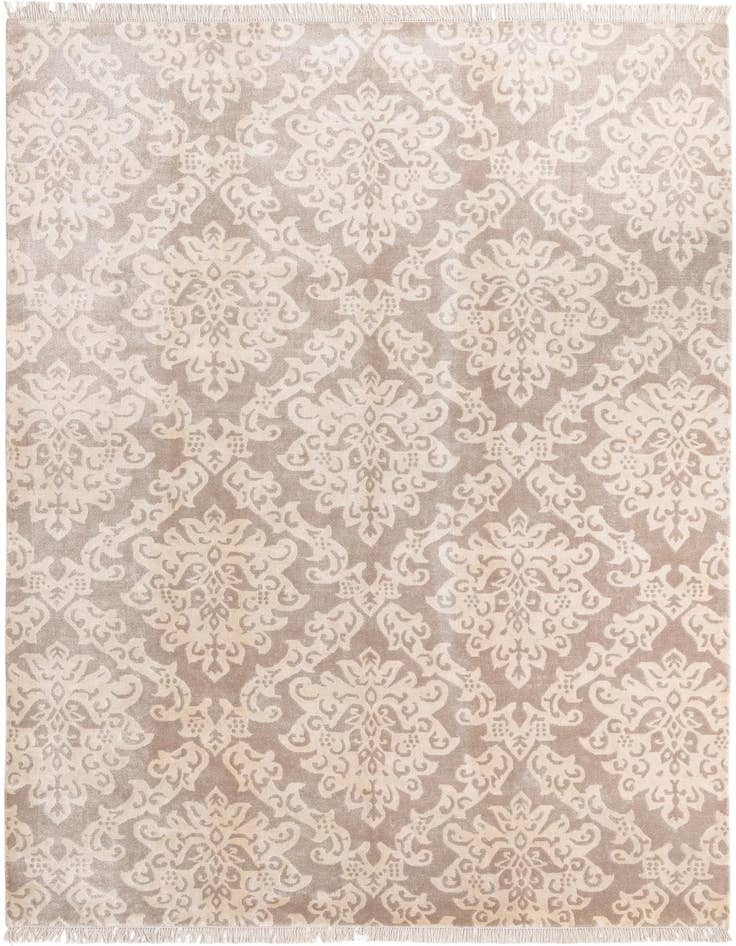 Detail image of 6' 7 x 9' 10 Hand Knotted Darya Wool Rug