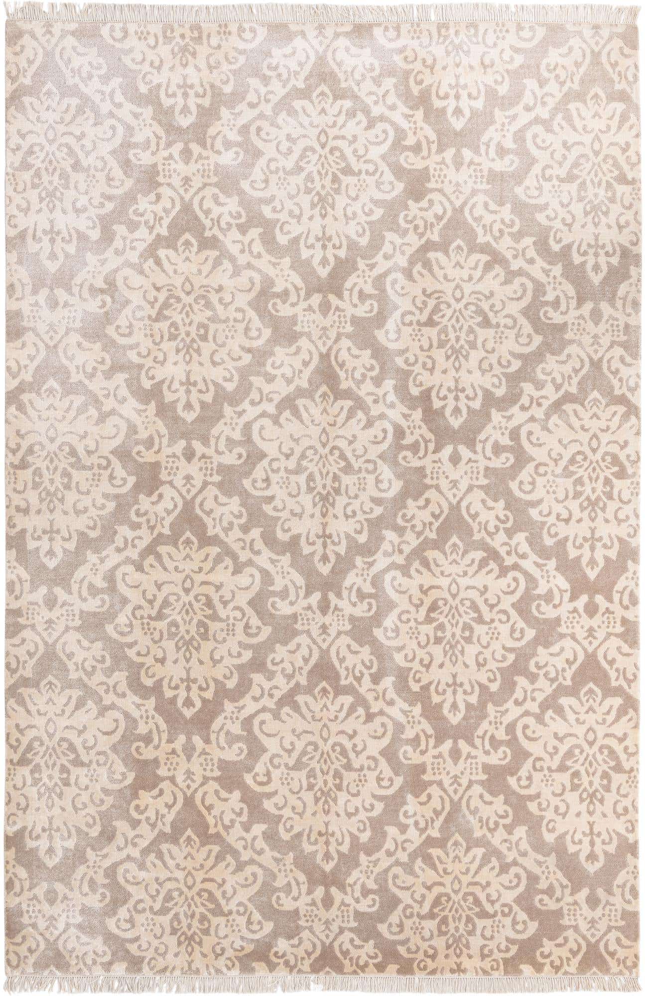 6' 7 x 9' 10 Hand Knotted Darya Wool Rug