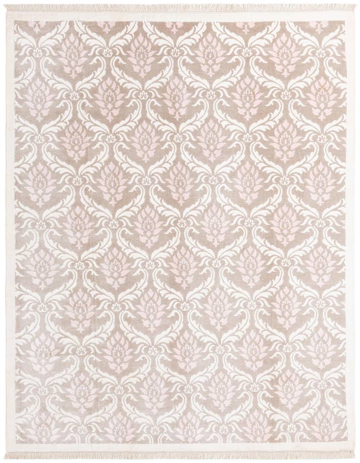 Detail image of 6' 9 x 9' 11 Hand Knotted Darya Wool Rug