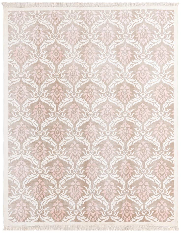 Detail image of 6' 9 x 10' Hand Knotted Darya Wool Rug