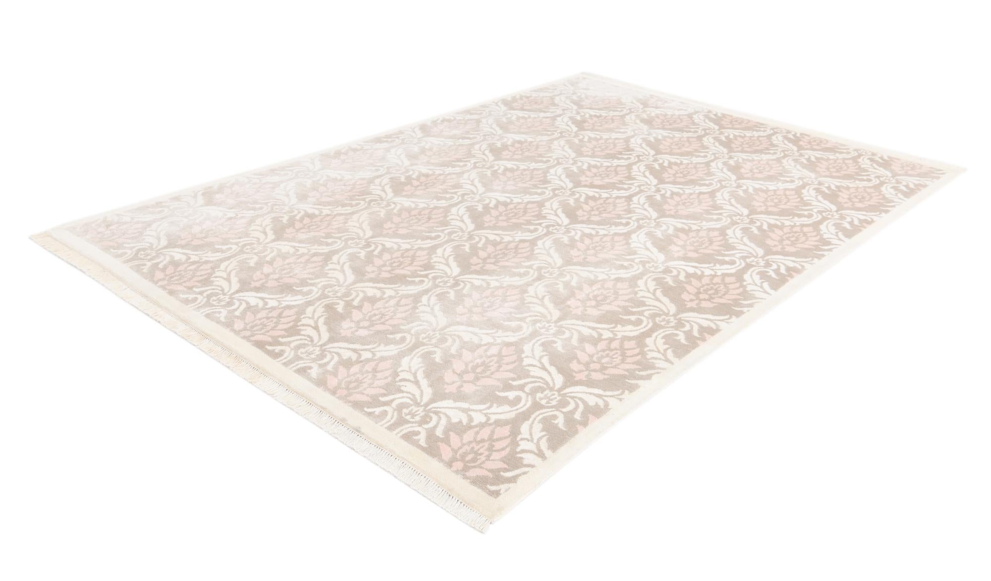 6' 8 x 9' 11 Hand Knotted Darya Wool Rug