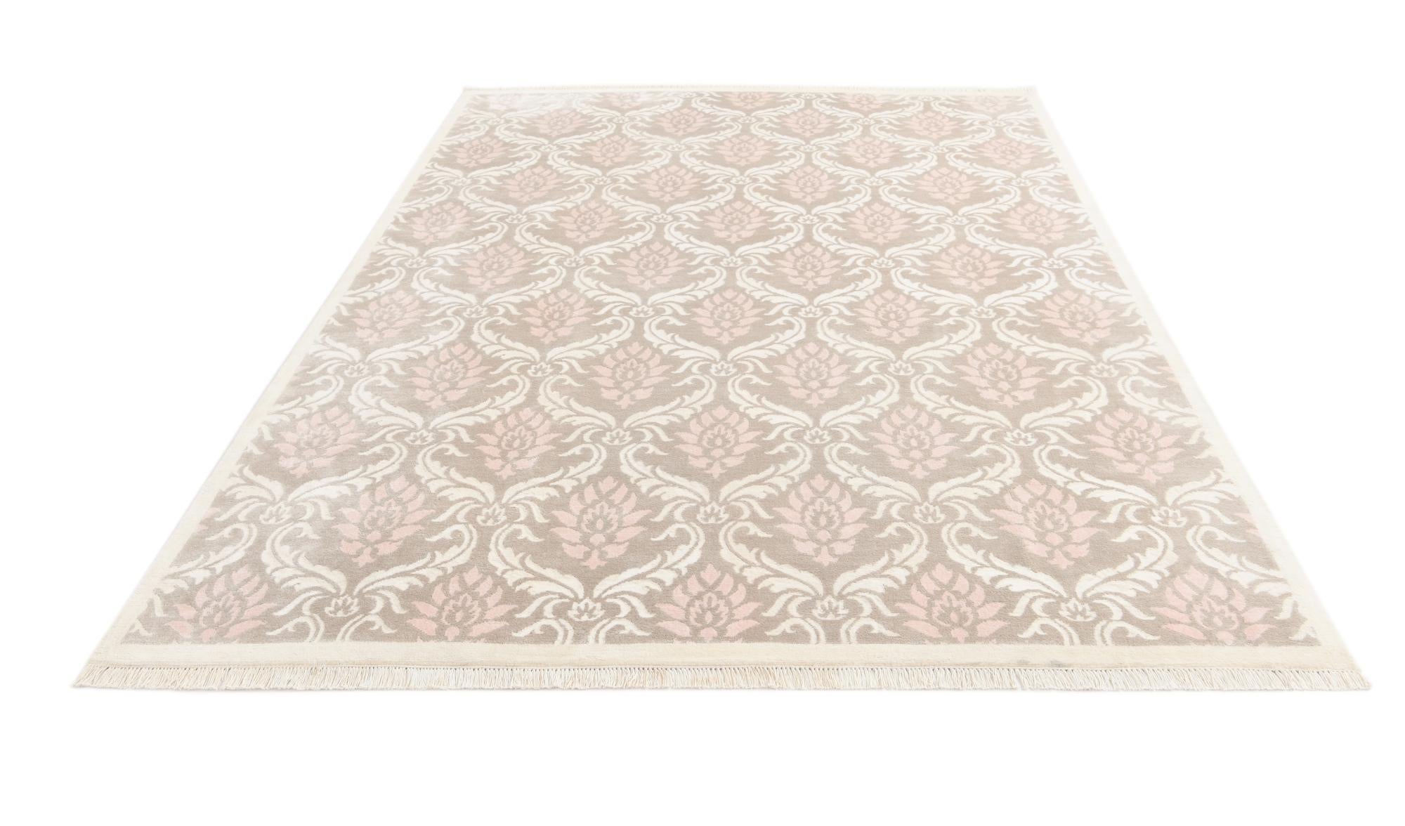 6' 8 x 9' 11 Hand Knotted Darya Wool Rug