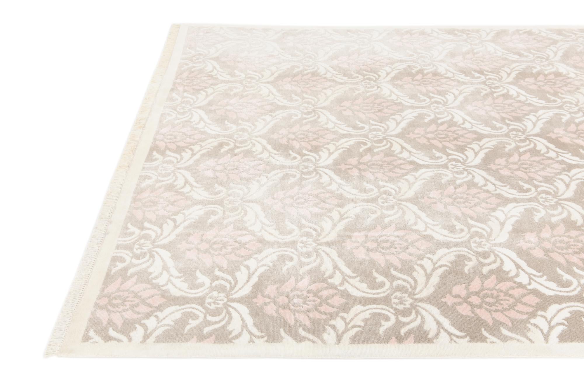 6' 8 x 9' 11 Hand Knotted Darya Wool Rug