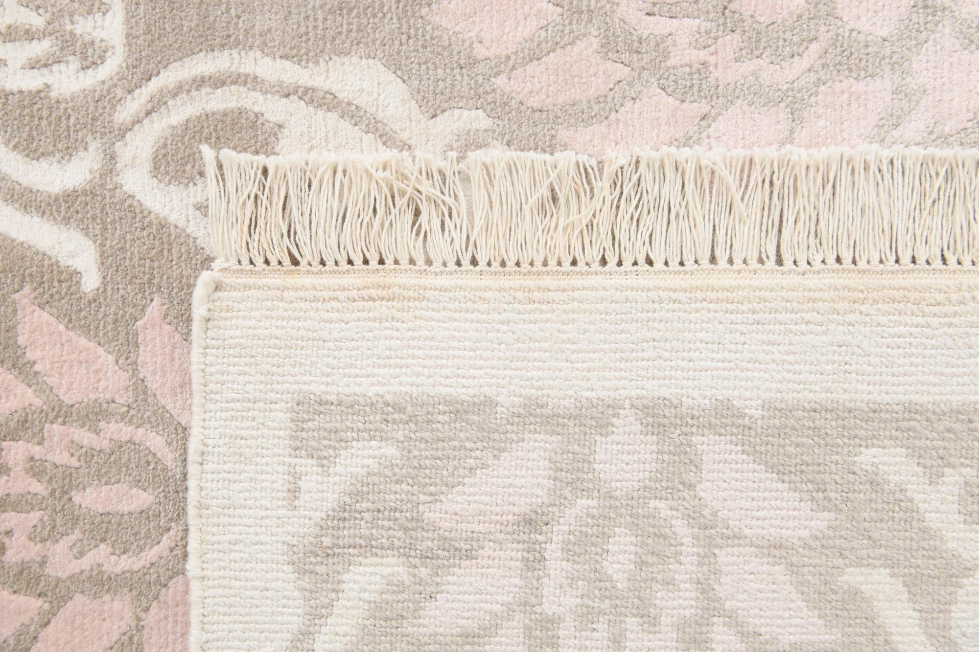 6' 8 x 9' 11 Hand Knotted Darya Wool Rug
