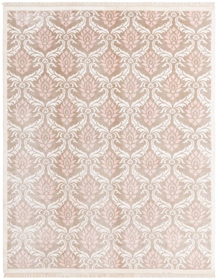 Detail image of 6' 8 x 9' 11 Hand Knotted Darya Wool Rug