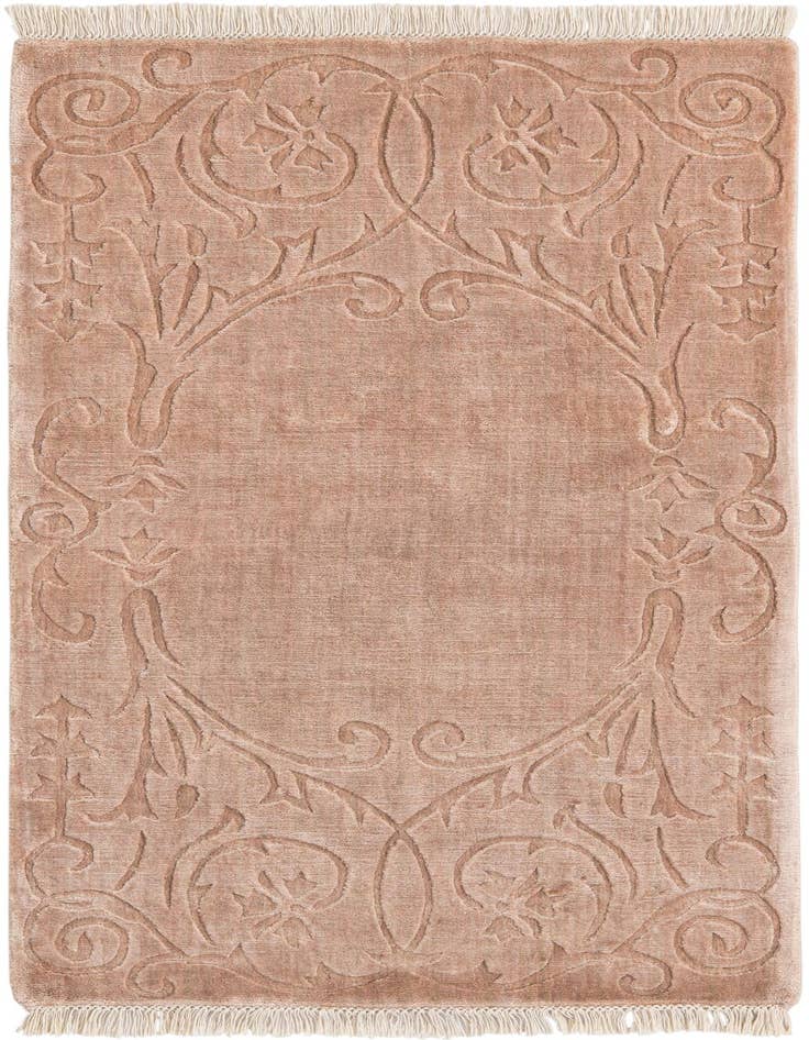 Detail image of 2' 7 x 4' 11 Hand Knotted Darya Wool Rug