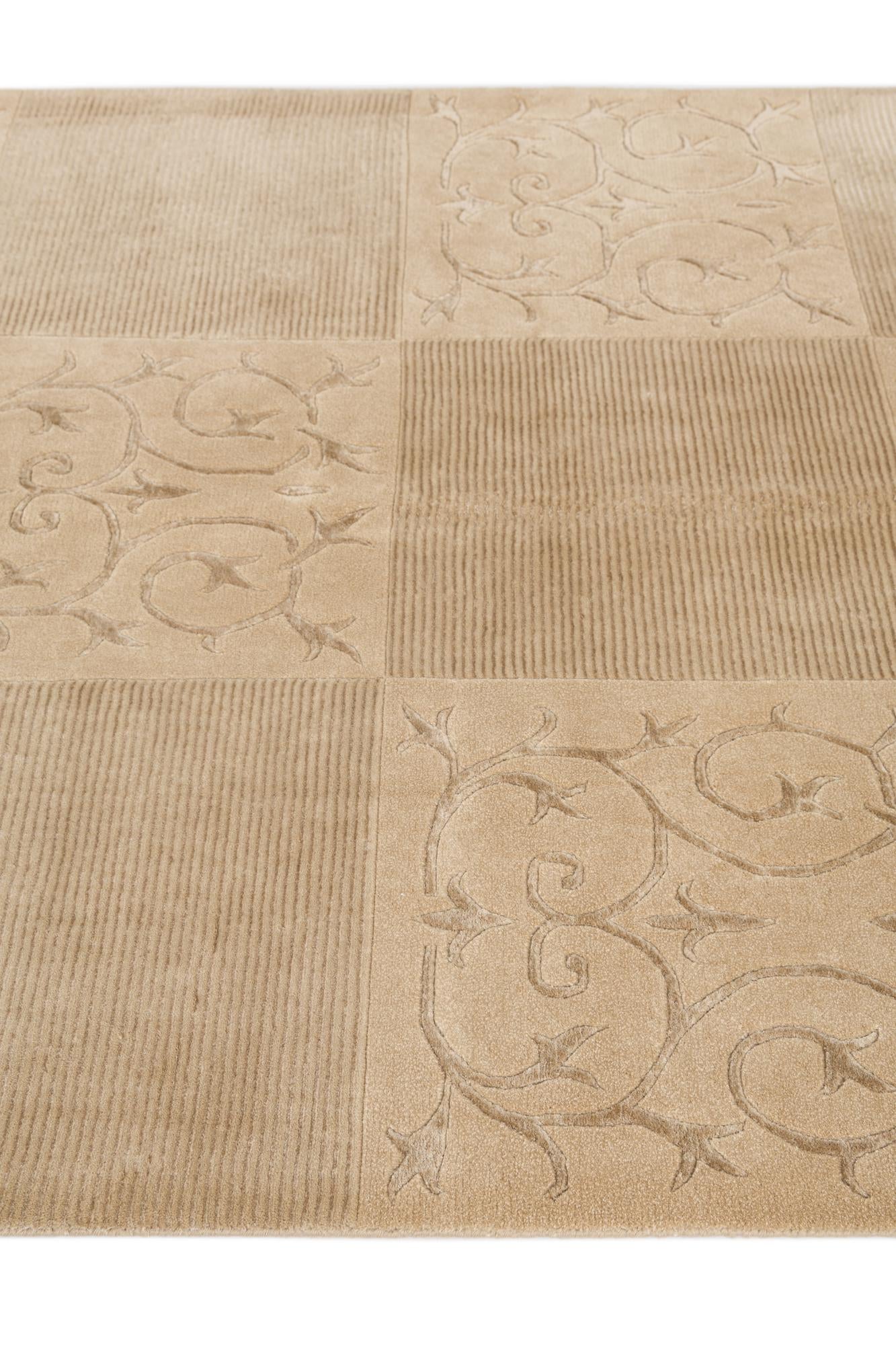 5' x 6' 9 Hand Knotted Darya Wool Rug