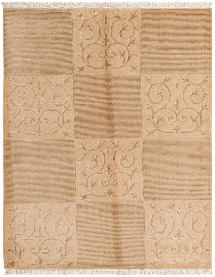Detail image of 5' x 6' 9 Hand Knotted Darya Wool Rug