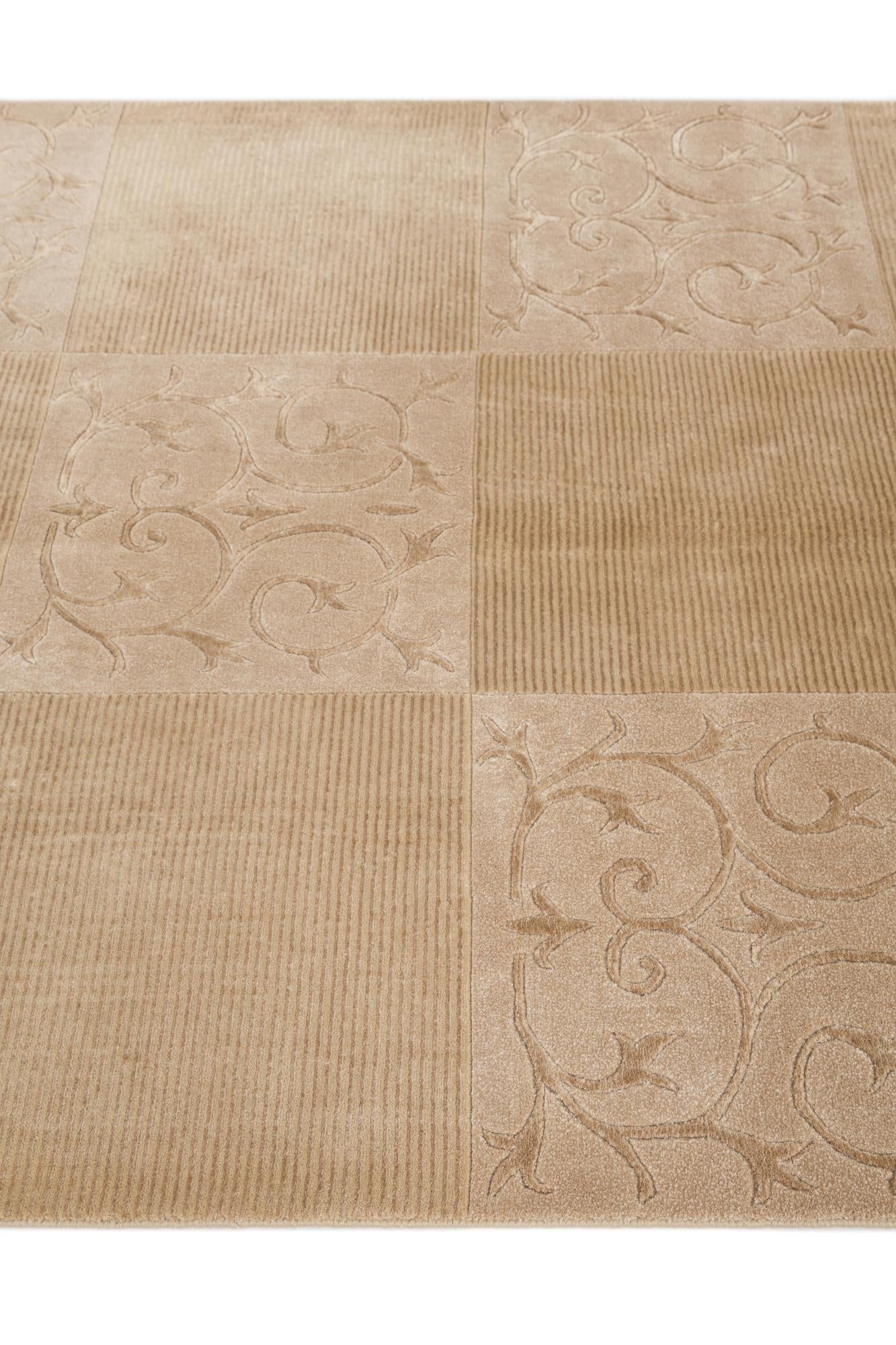 4' 11 x 6' 7 Hand Knotted Darya Wool Rug