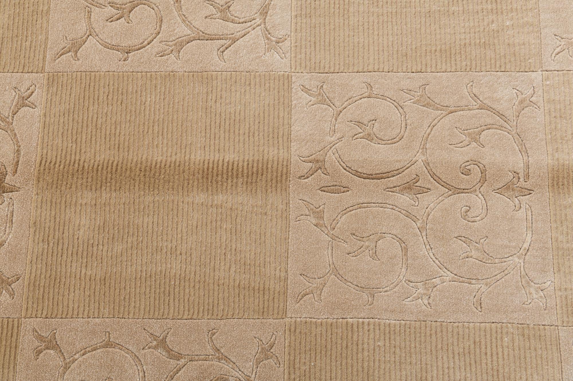 4' 11 x 6' 7 Hand Knotted Darya Wool Rug
