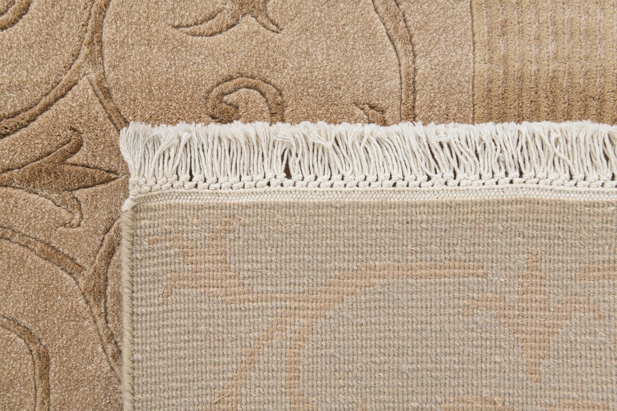4' 11 x 6' 7 Hand Knotted Darya Wool Rug