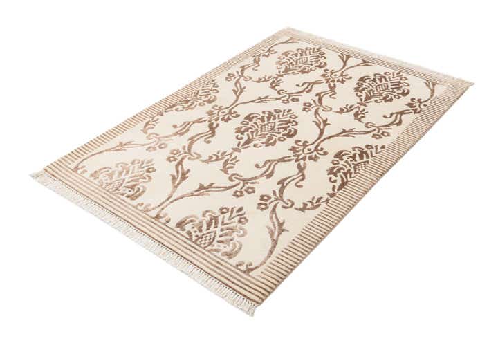 3' 2 x 4' 11 Hand Knotted Darya Wool Rug