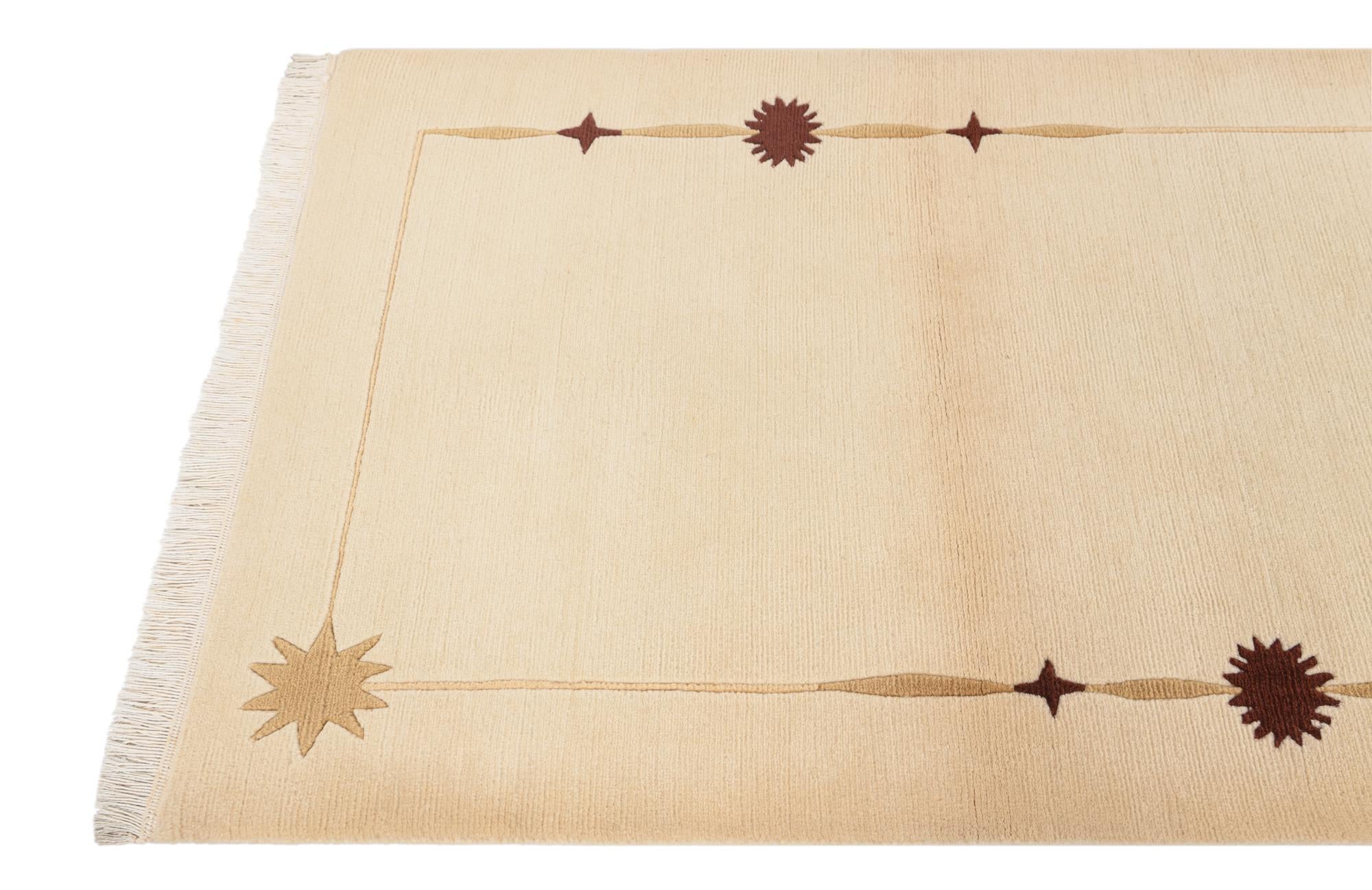 3' x 4' 10 Hand Knotted Darya Wool Rug