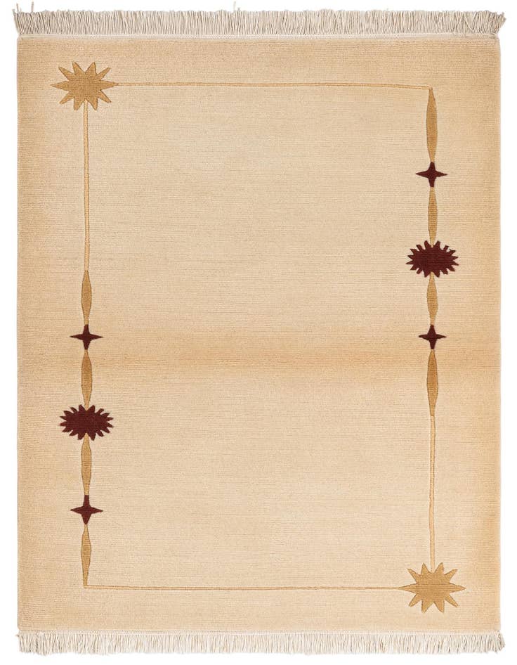 Detail image of 3' x 4' 10 Hand Knotted Darya Wool Rug