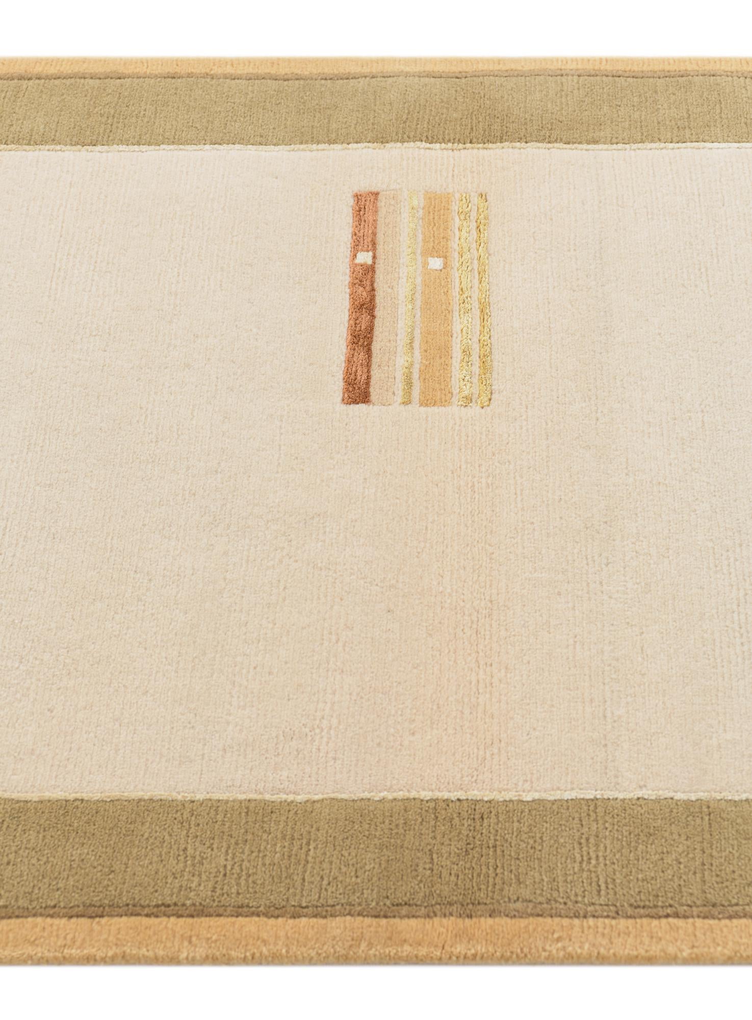 3' x 4' 10 Hand Knotted Darya Wool Rug