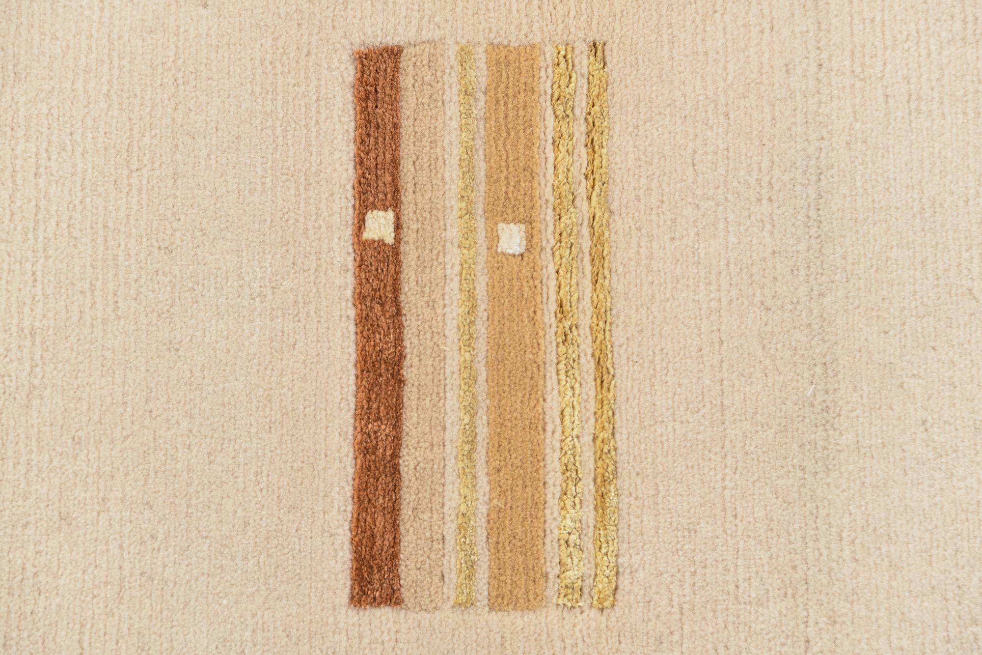 3' x 4' 10 Hand Knotted Darya Wool Rug