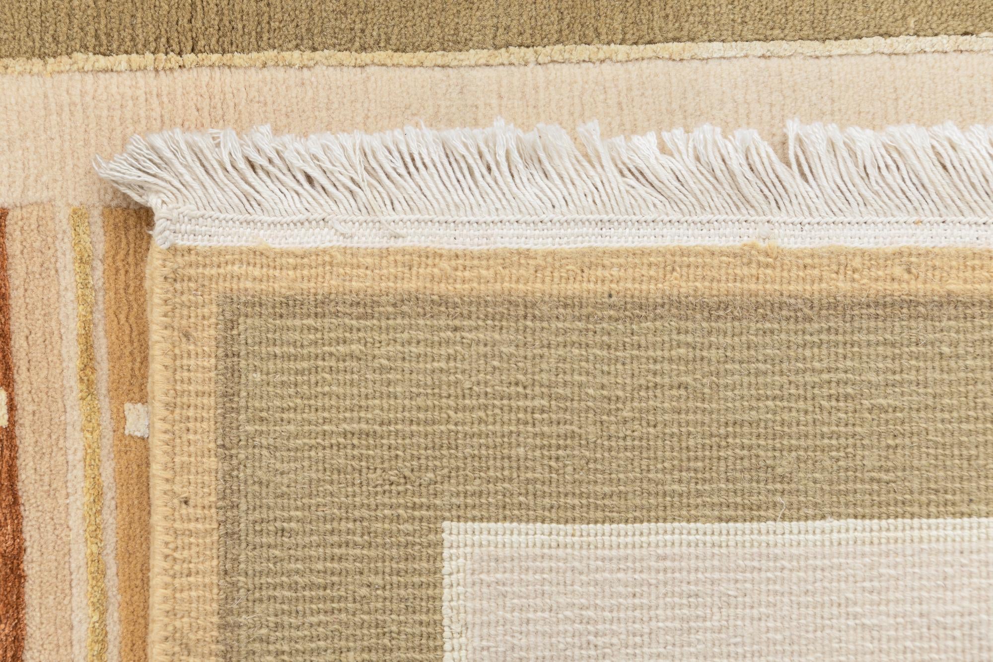 3' x 4' 10 Hand Knotted Darya Wool Rug