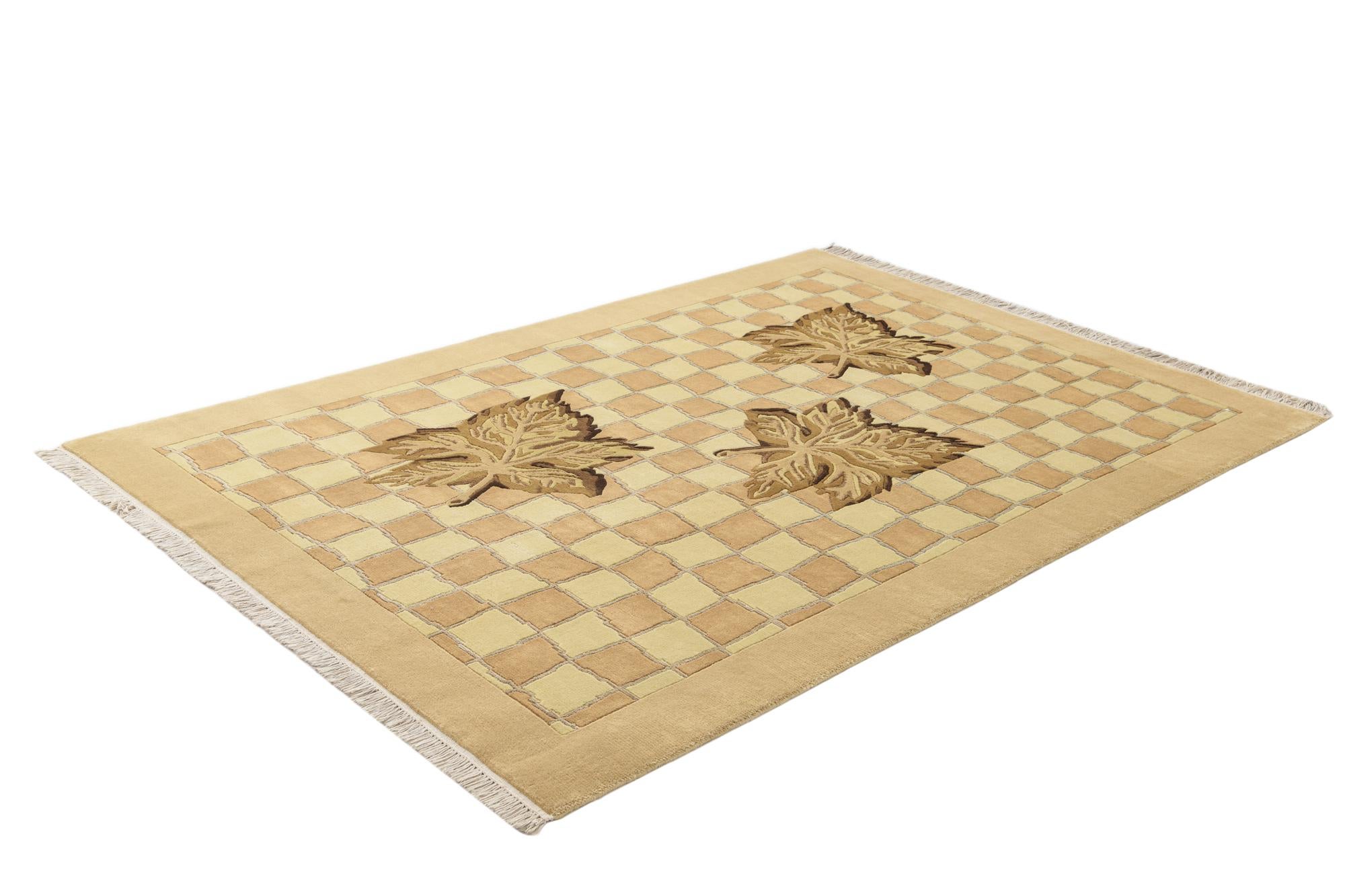 5' 7 x 8' Hand Knotted Darya Wool Rug