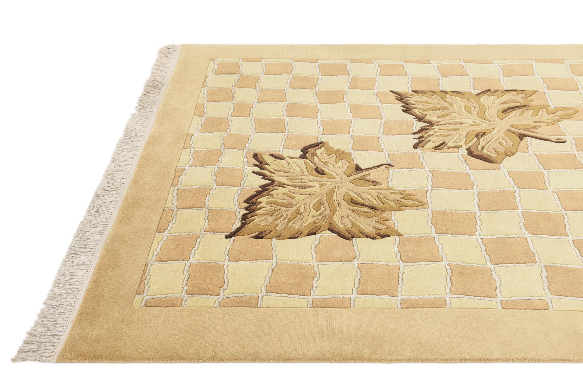 5' 7 x 8' Hand Knotted Darya Wool Rug