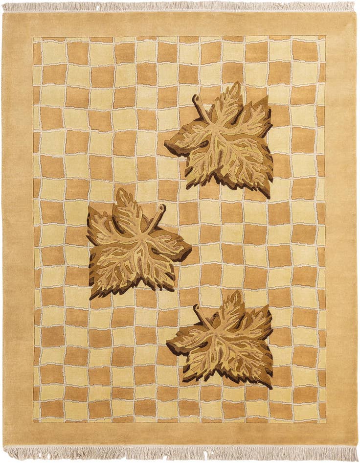 Detail image of 5' 7 x 8' Hand Knotted Darya Wool Rug