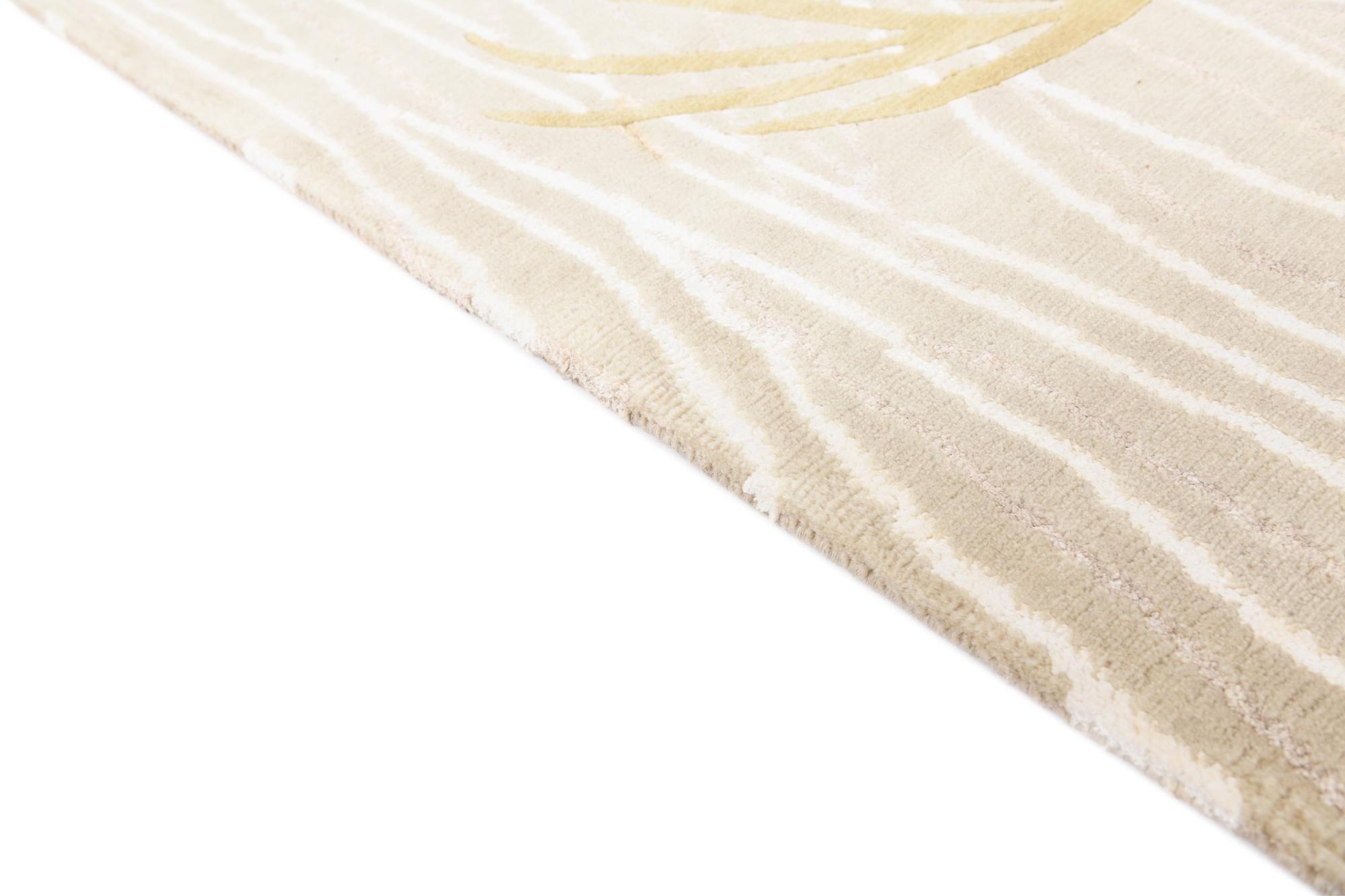 5' 7 x 7' 10 Hand Knotted Darya Wool Rug