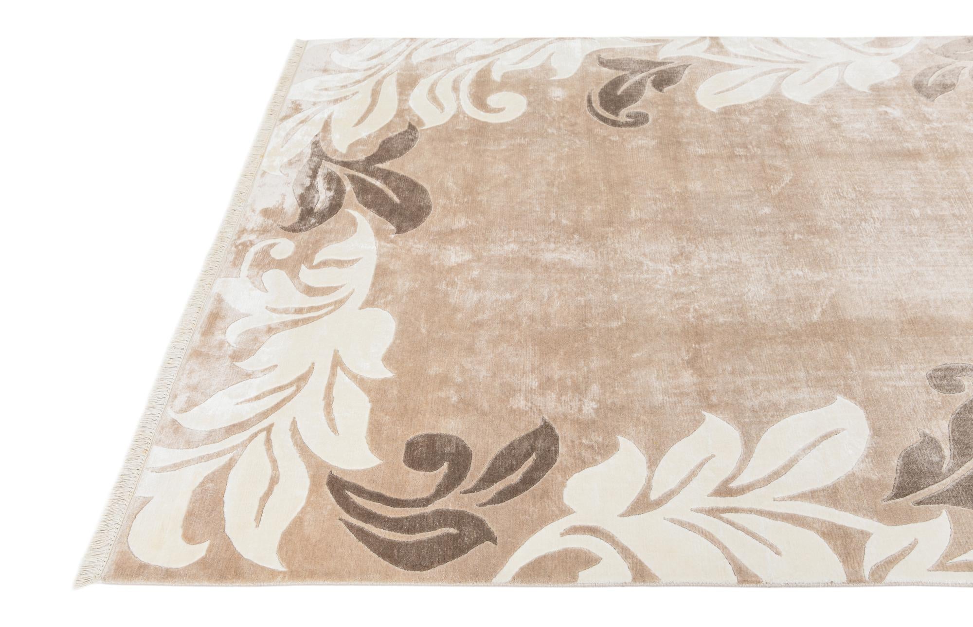 5' 5 x 7' 10 Hand Knotted Darya Wool Rug