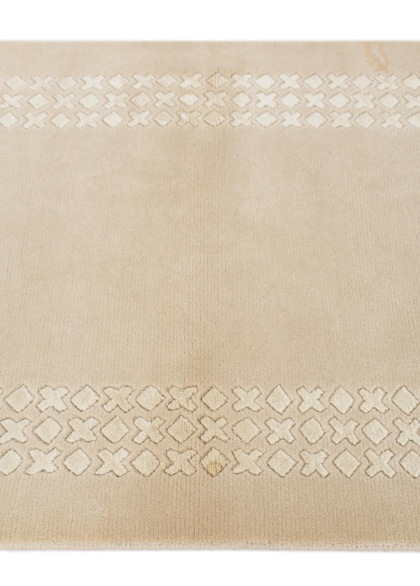 2' 7 x 4' 11 Hand Knotted Darya Wool Rug