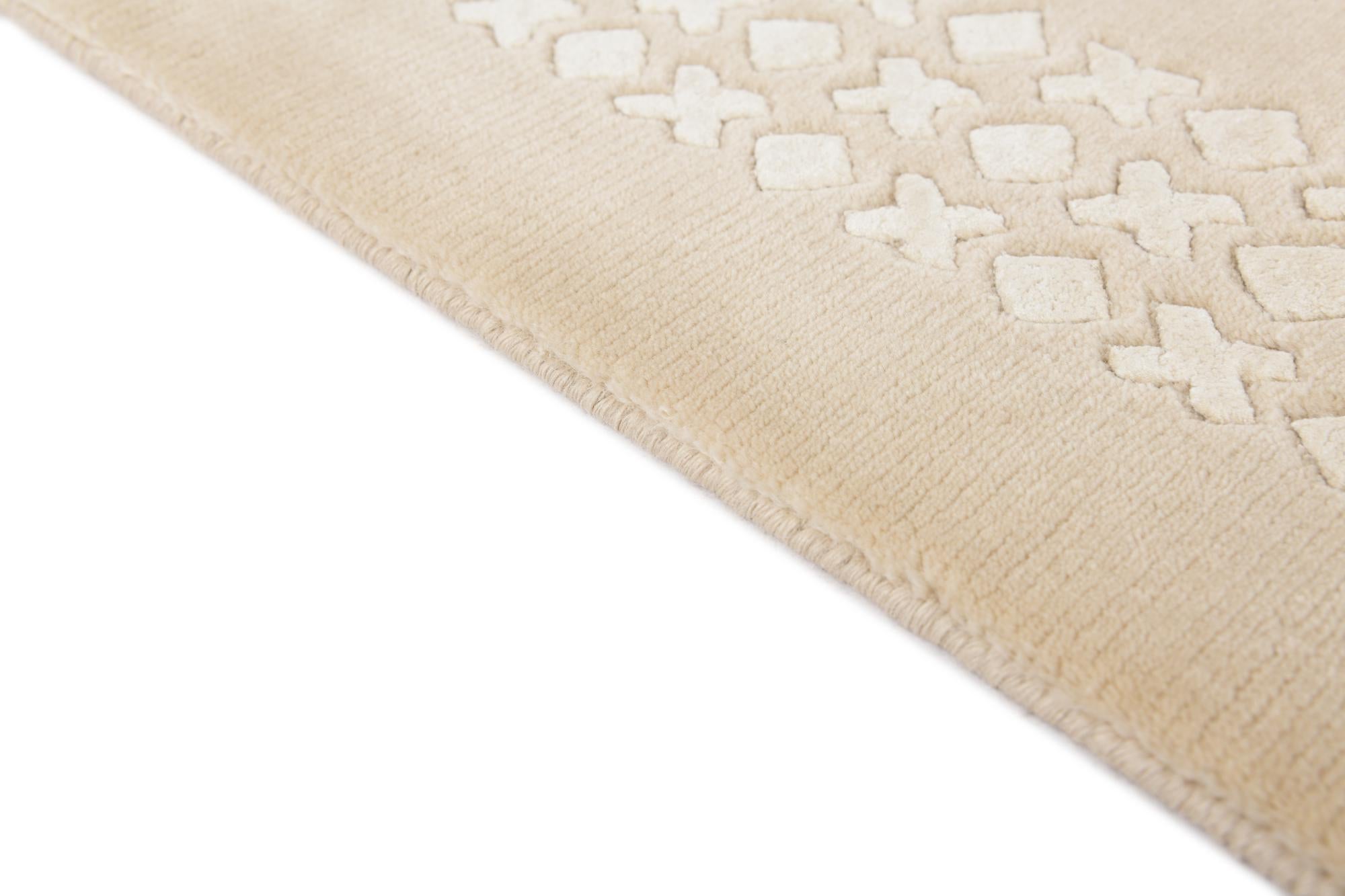2' 7 x 4' 11 Hand Knotted Darya Wool Rug