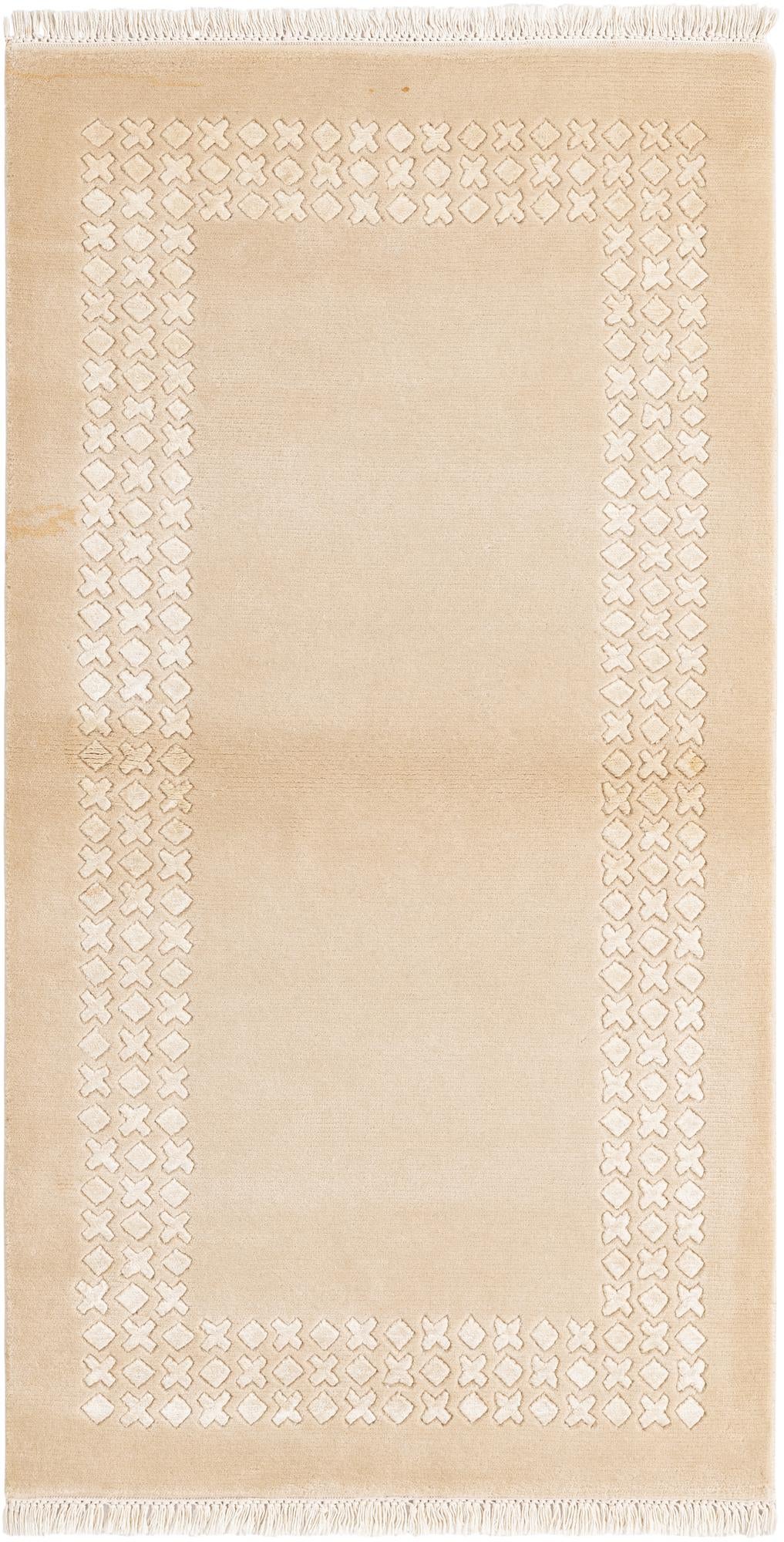 2' 7 x 4' 11 Hand Knotted Darya Wool Rug