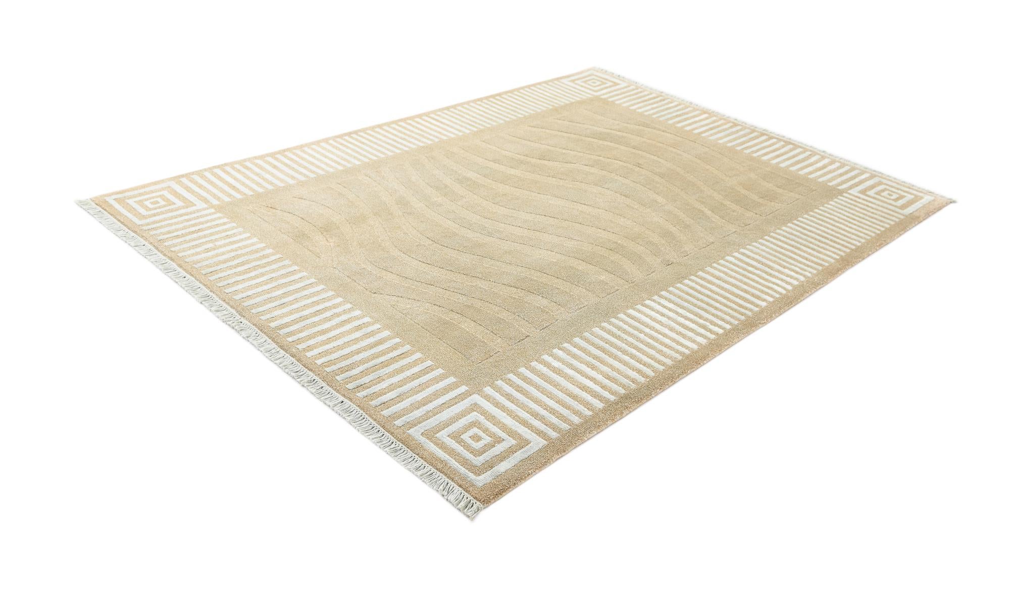 5' 8 x 7' 10 Hand Knotted Darya Wool Rug