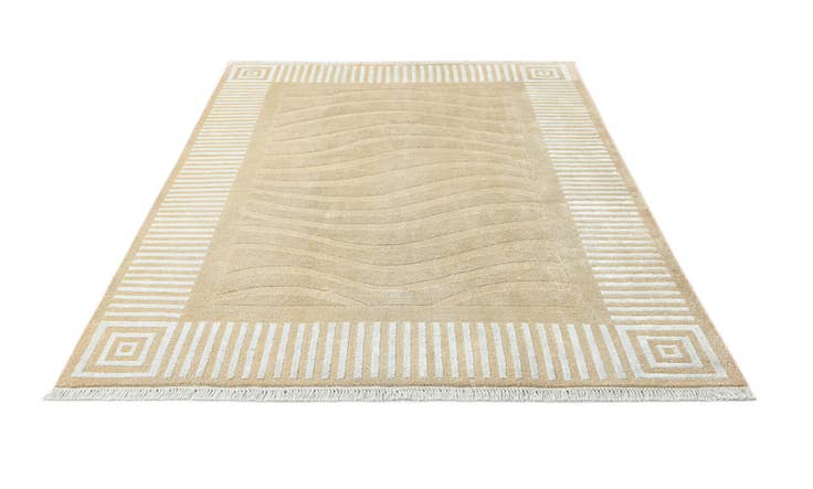 Detail image of 5' 8 x 7' 10 Hand Knotted Darya Wool Rug