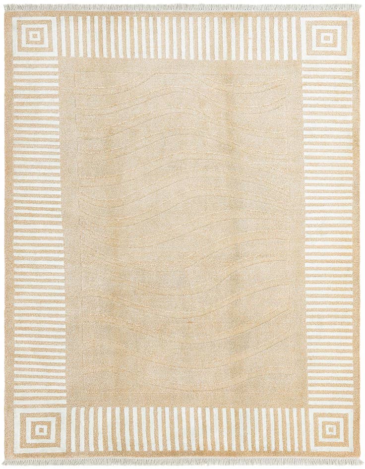 Detail image of 5' 8 x 7' 10 Hand Knotted Darya Wool Rug