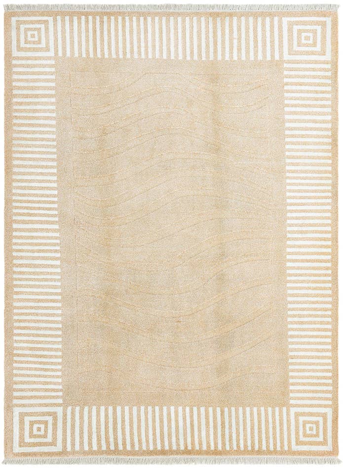 Detail image of 5' 8 x 7' 10 Hand Knotted Darya Wool Rug
