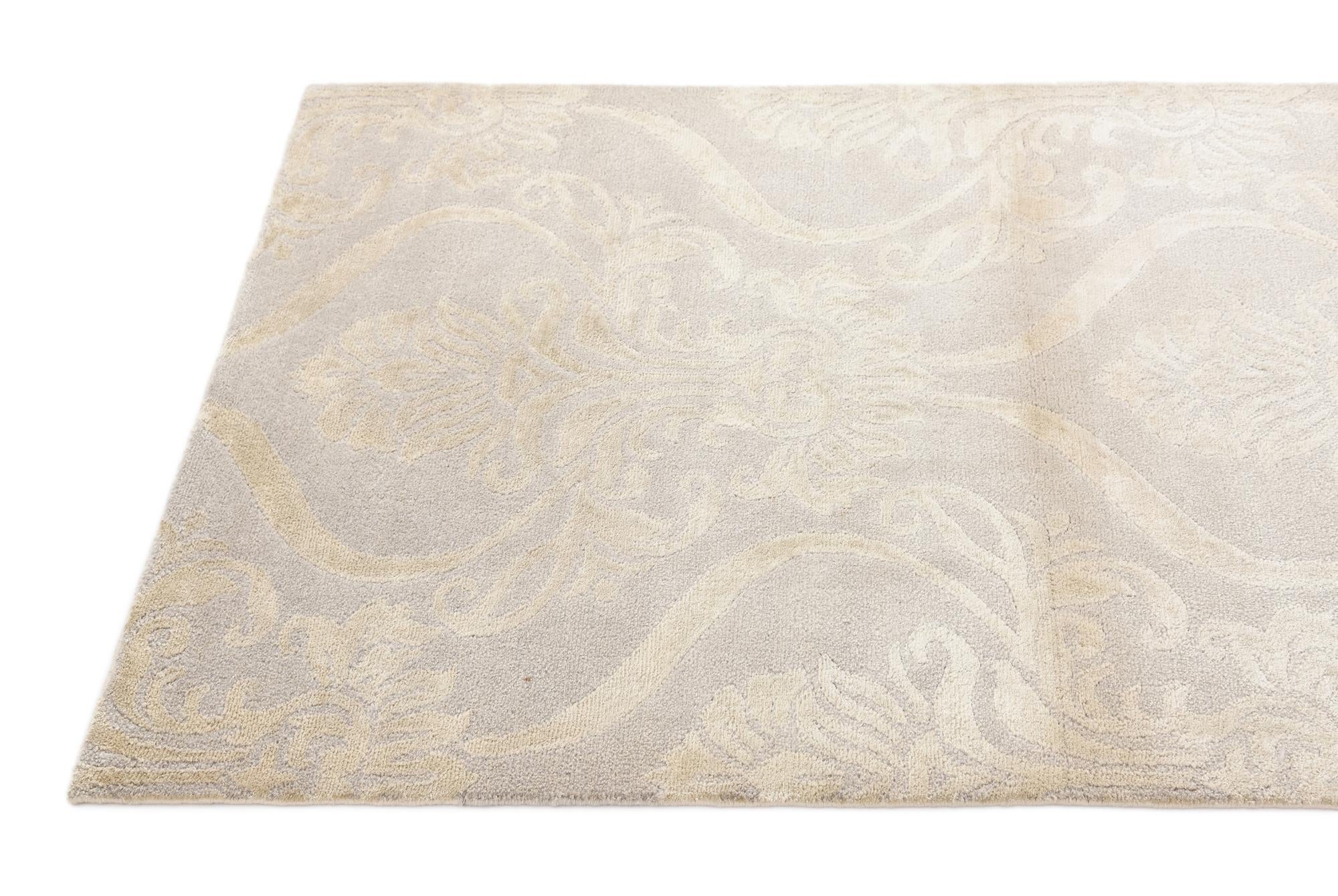2' 11 x 5' Hand Knotted Darya Wool Rug