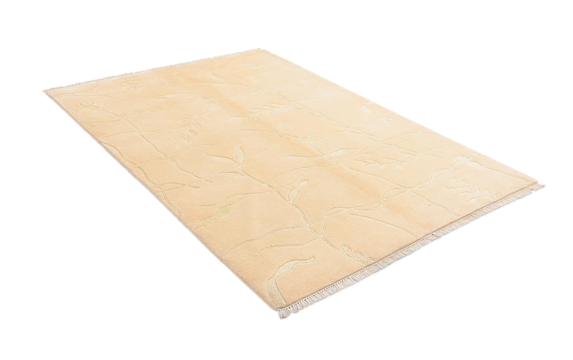 4' 9 x 6' 7 Hand Knotted Darya Wool Rug